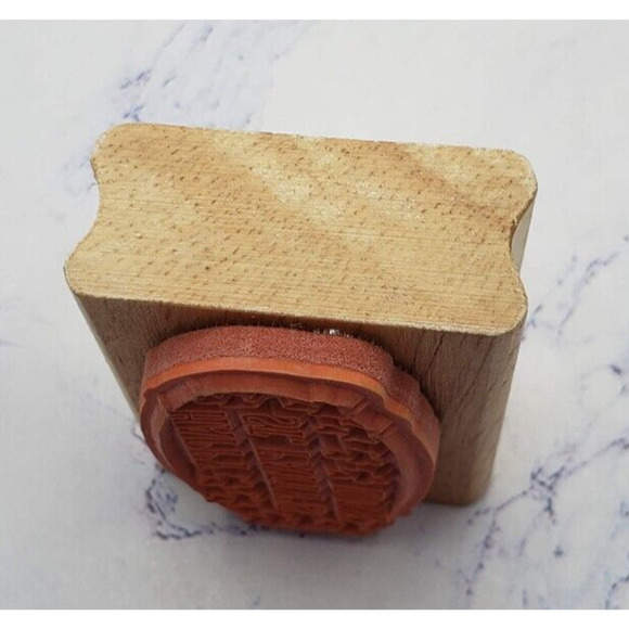 Shamrock Clover Happy St. Patrick’s Day Canadian Maple Collections Rubber Stamp - Picture 5 of 7